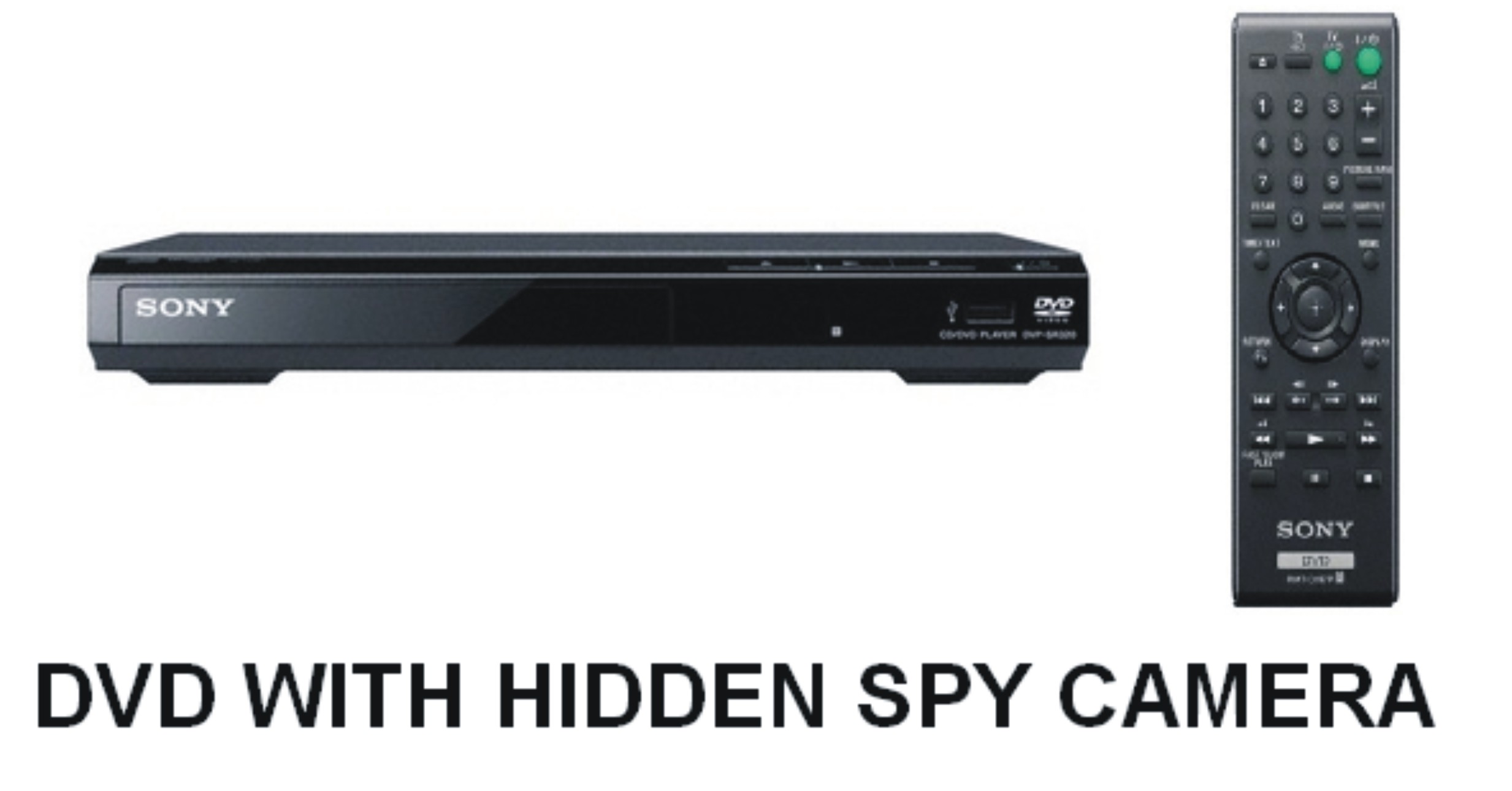 Spy Camera In Sony DVD Player